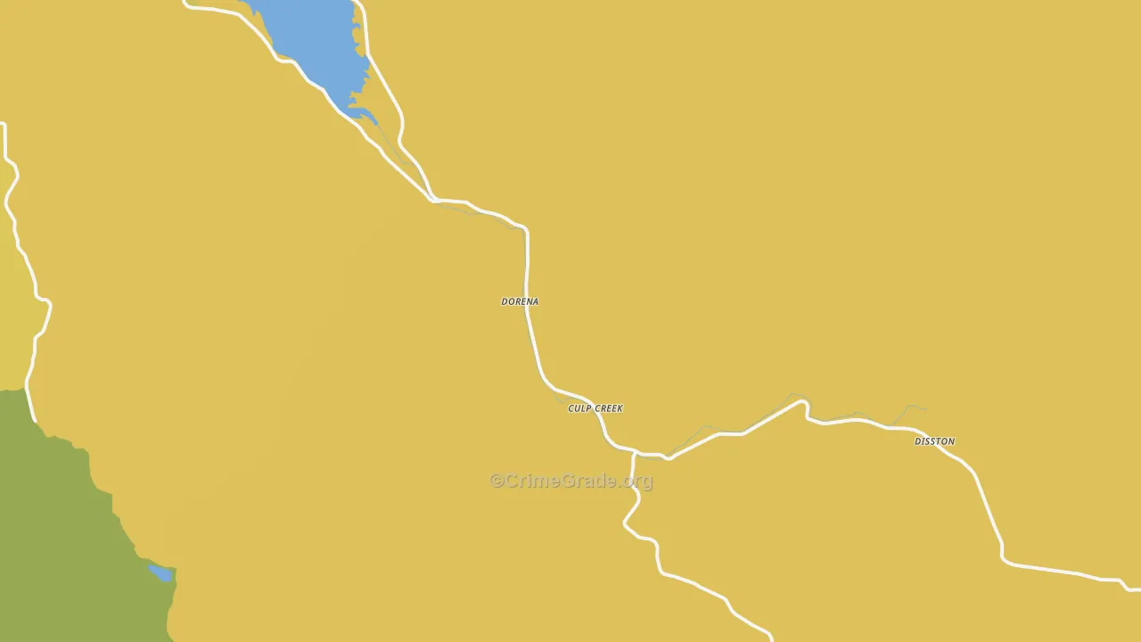 97434, OR Map of Vehicle Theft Rates