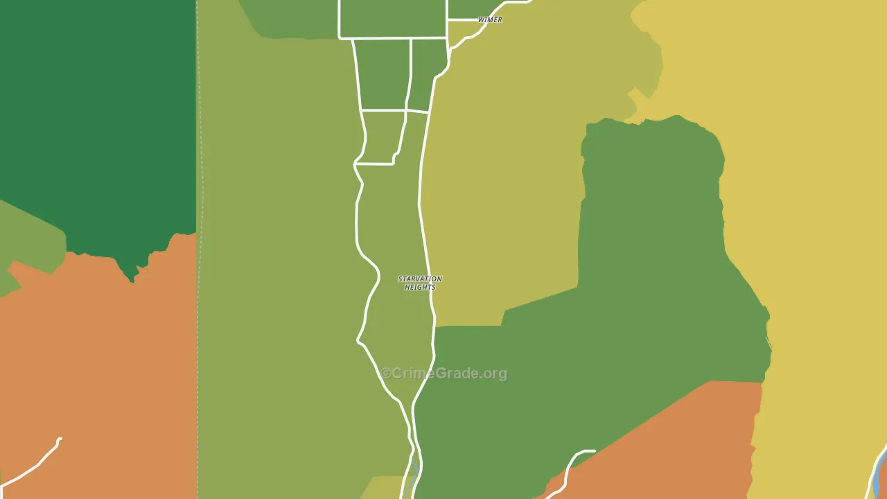 97537, OR Map of Vehicle Theft Rates
