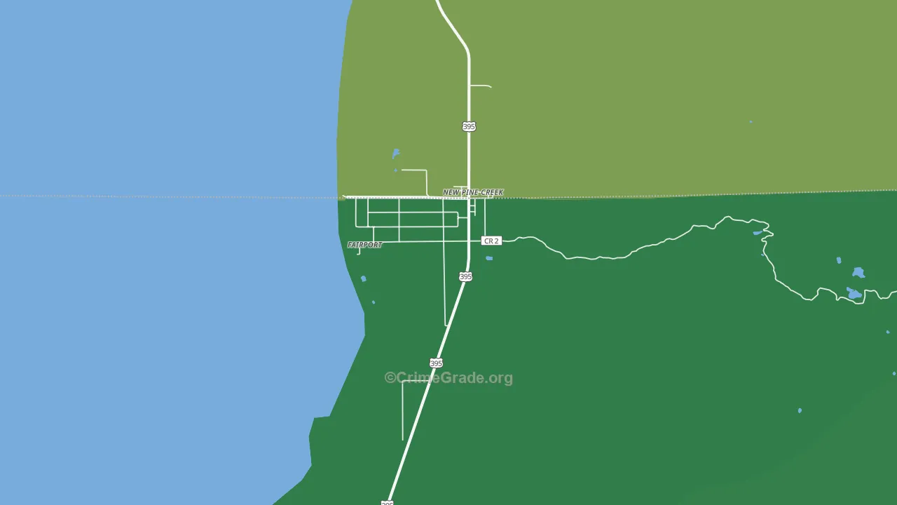 97635, CA Map of Vehicle Theft Rates