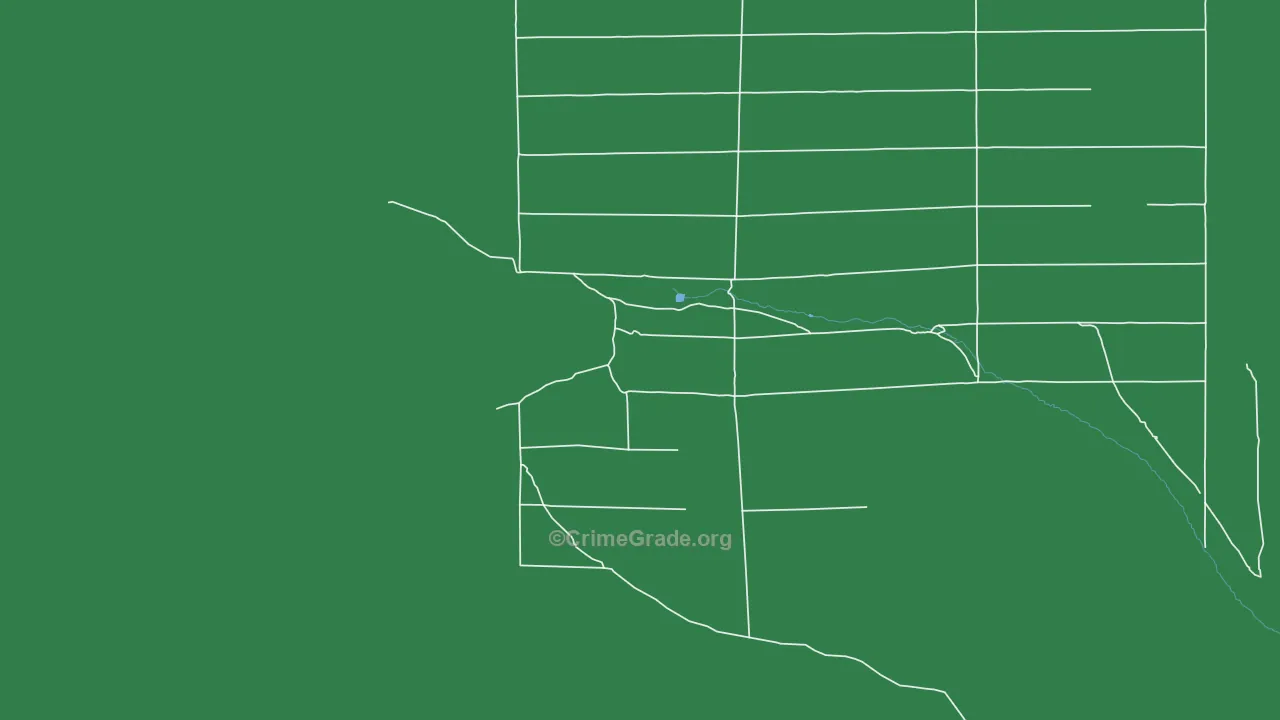 97709, OR Map of Vehicle Theft Rates