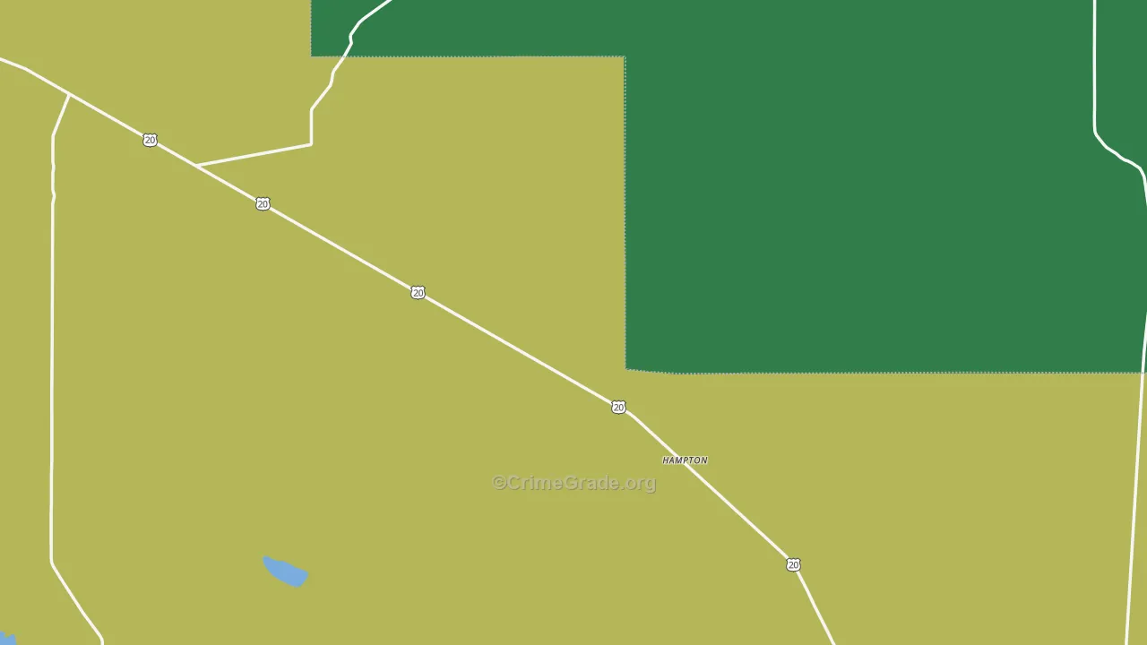 97712, OR Map of Vehicle Theft Rates