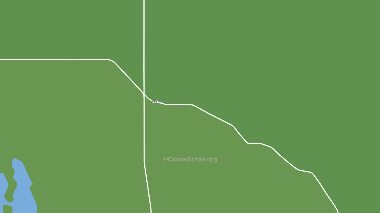 97732, OR Map of Vehicle Theft Rates