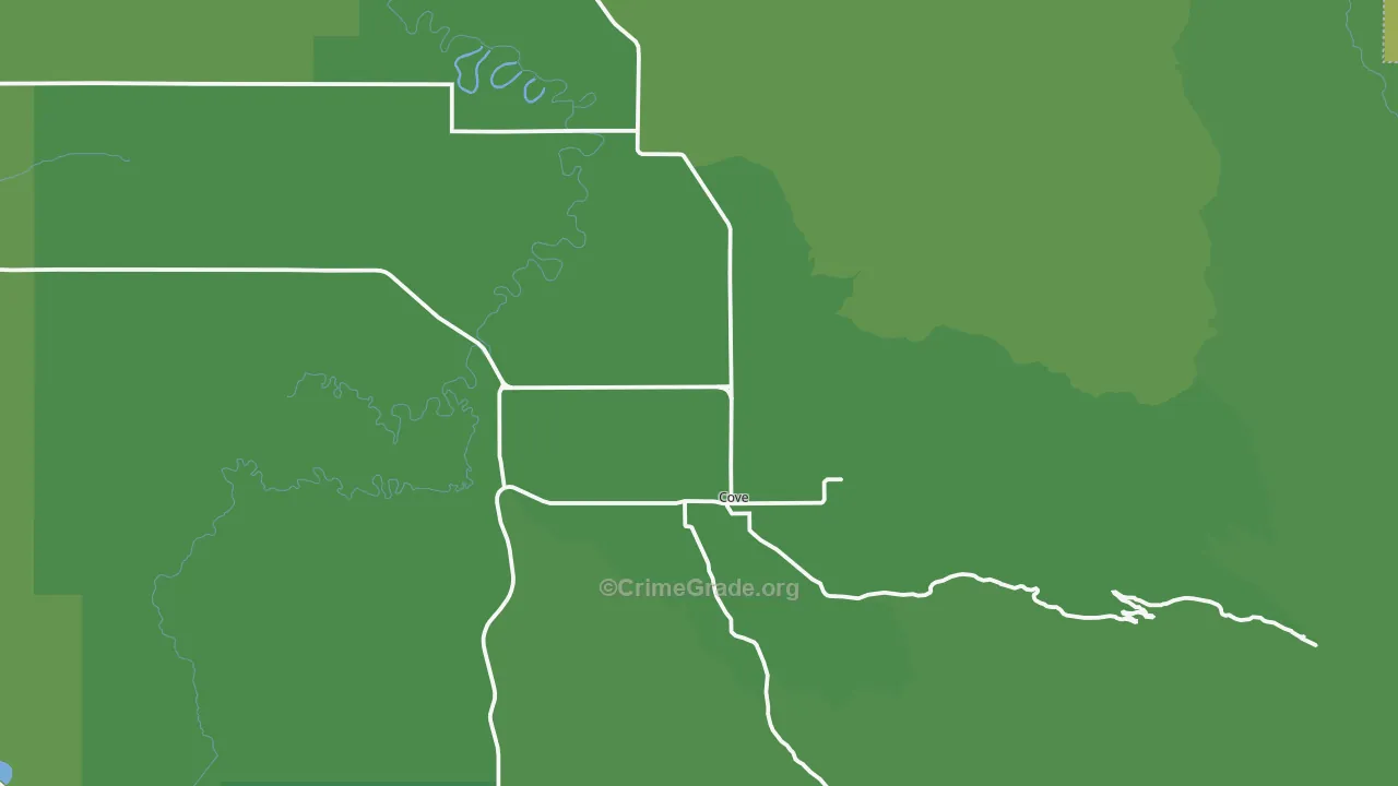 97824, OR Map of Vehicle Theft Rates