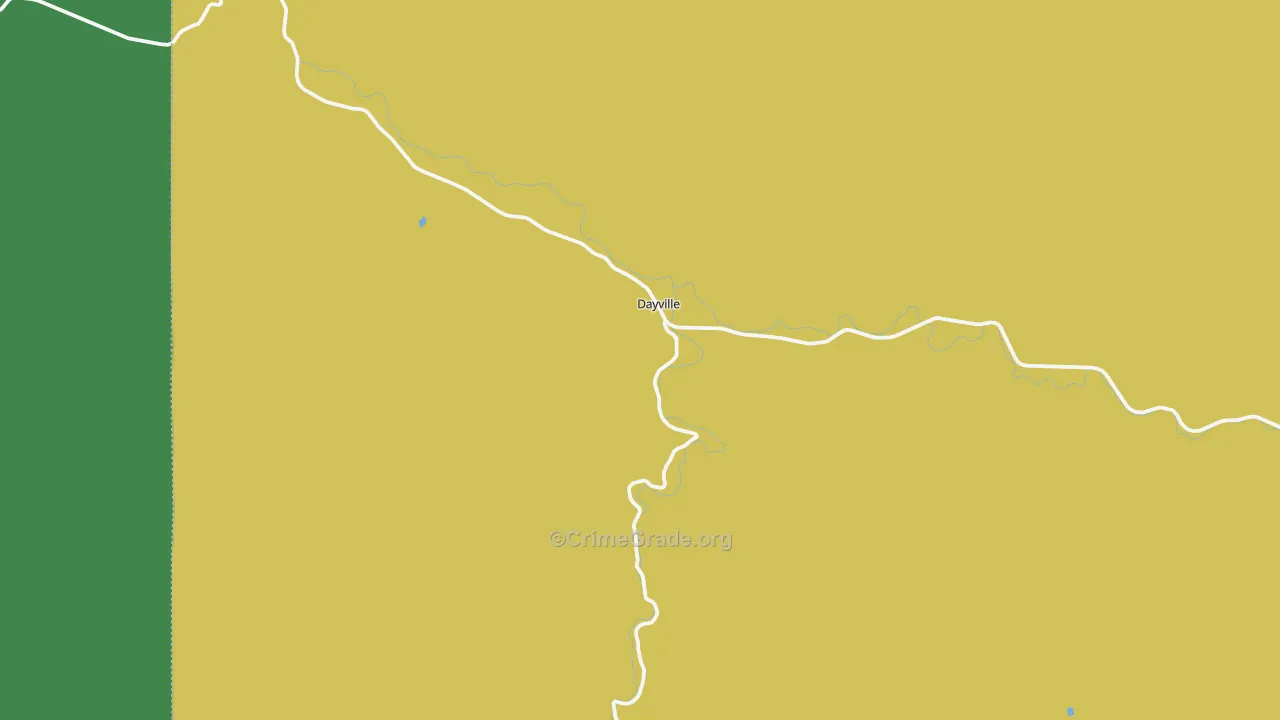 97825, OR Map of Vehicle Theft Rates