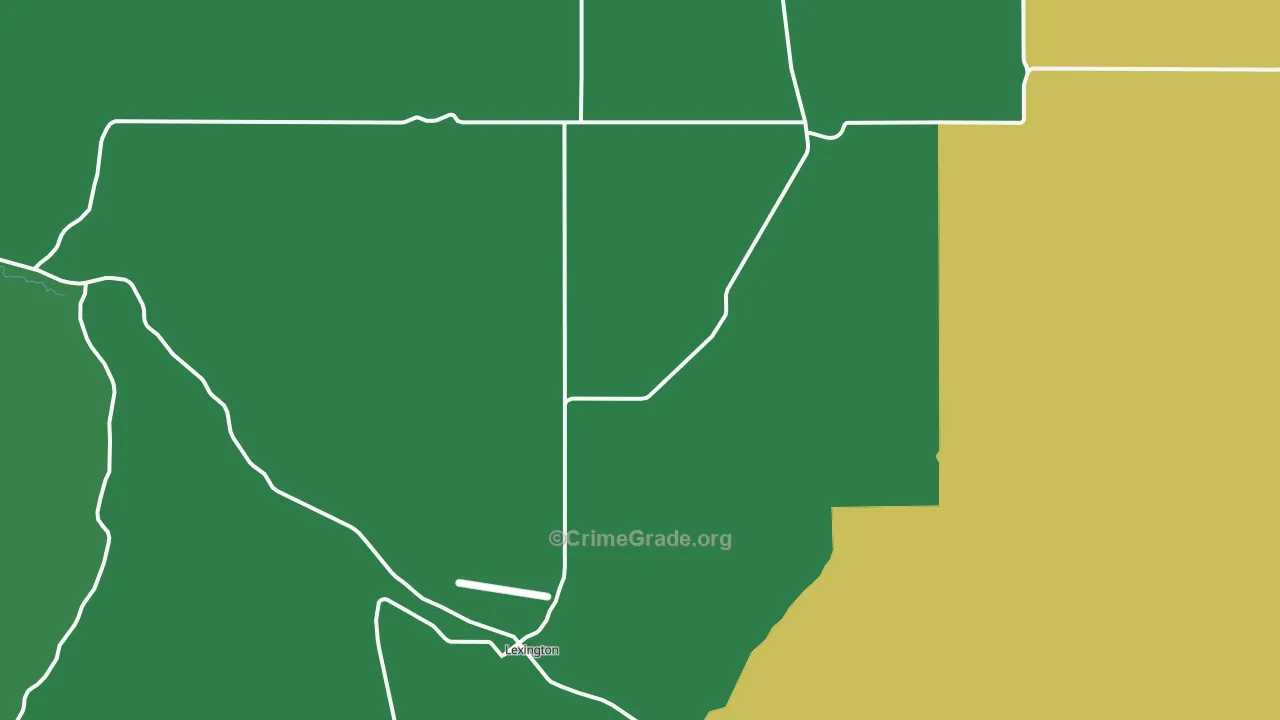 97839, OR Map of Vehicle Theft Rates