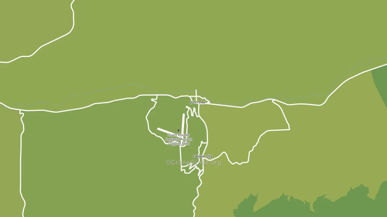 97845, OR Map of Vehicle Theft Rates