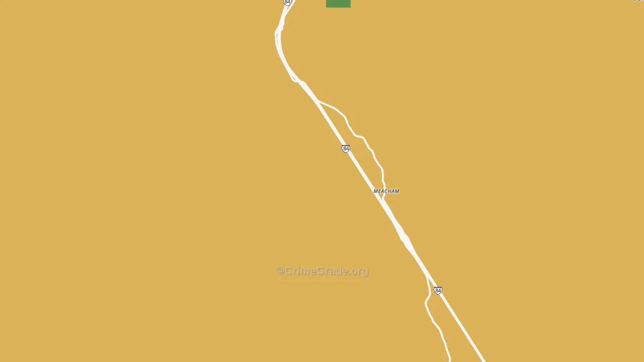 97859, OR Map of Vehicle Theft Rates