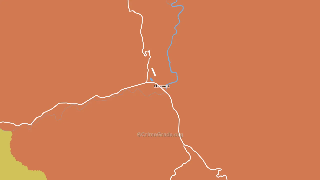 97864, OR Map of Vehicle Theft Rates