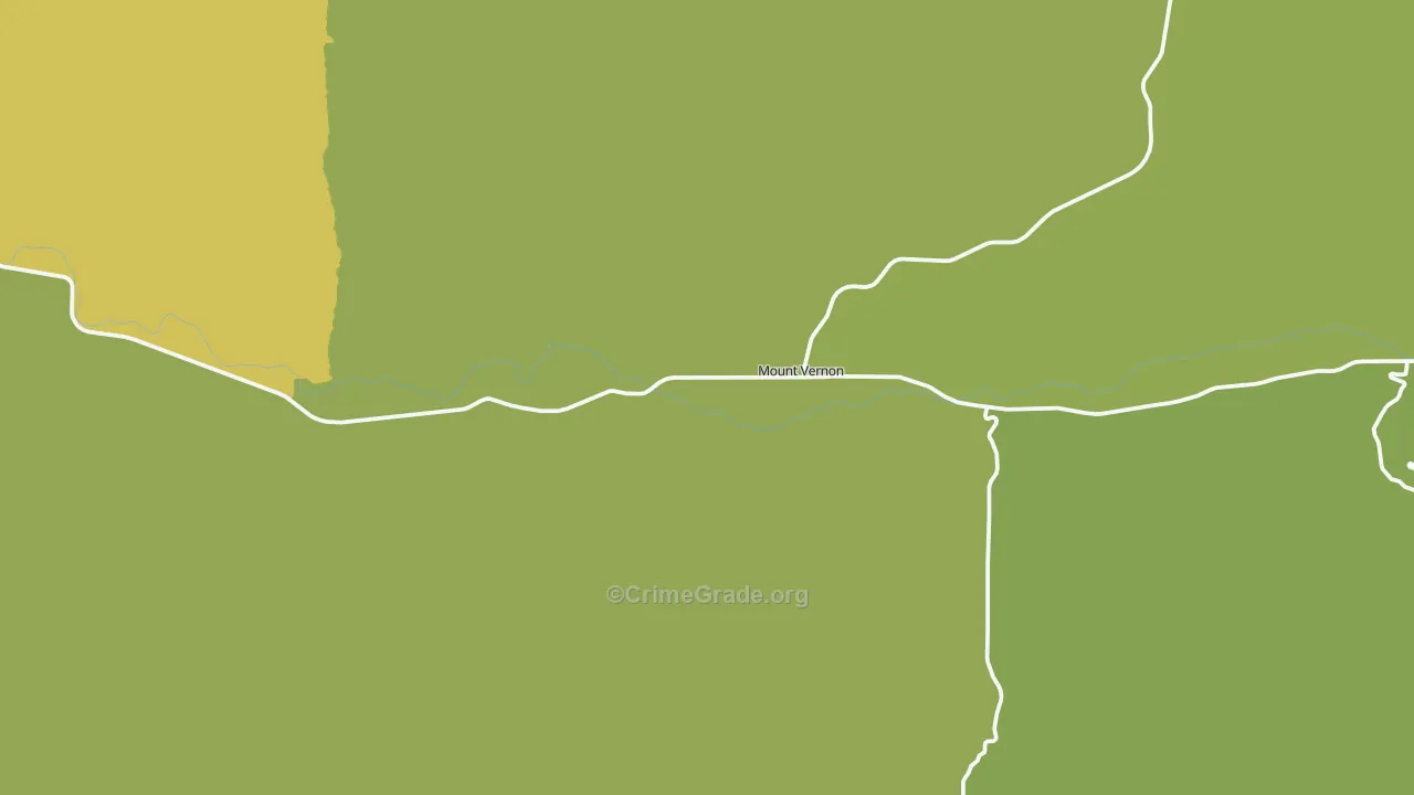 97865, OR Map of Vehicle Theft Rates
