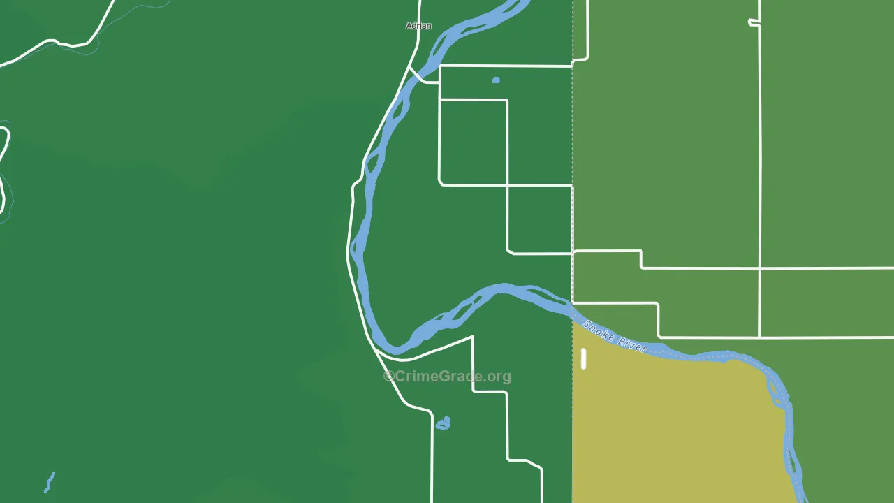 97901, OR Map of Vehicle Theft Rates