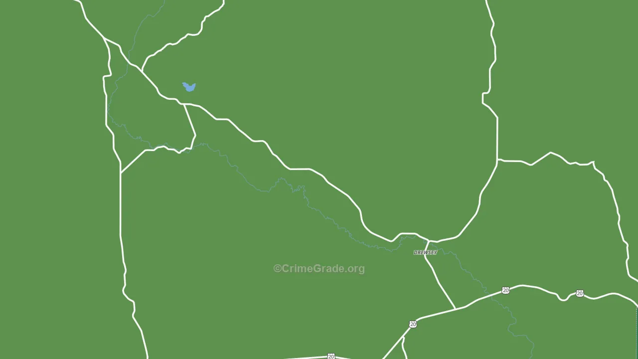97904, OR Map of Vehicle Theft Rates