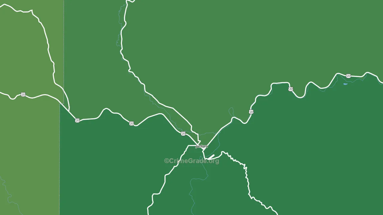 97911, OR Map of Vehicle Theft Rates