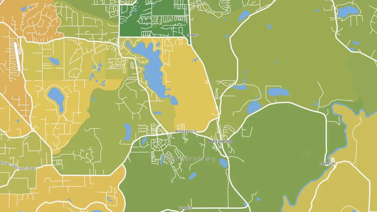 98010, WA Map of Vehicle Theft Rates