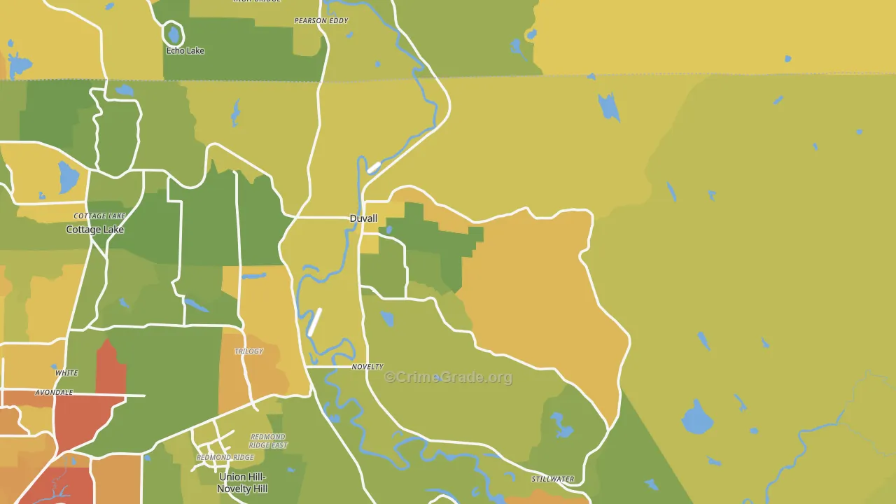98019, WA Map of Vehicle Theft Rates