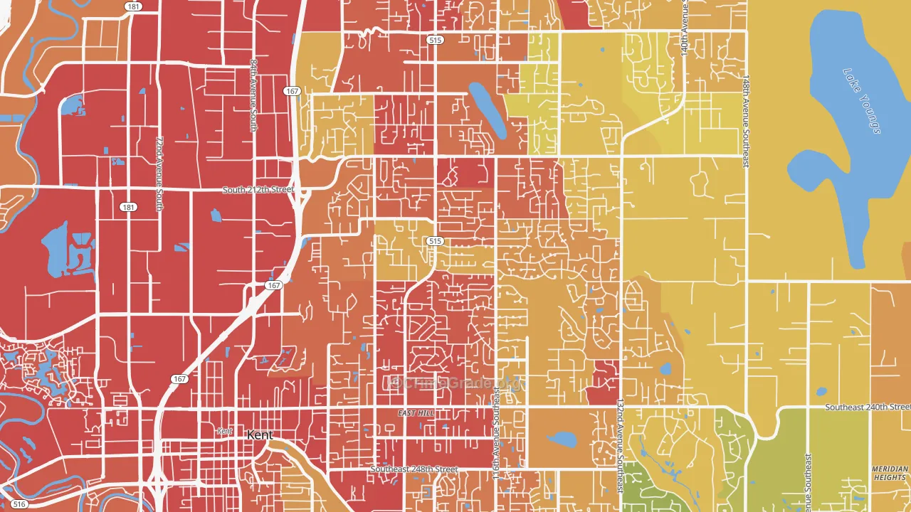 98031, WA Map of Vehicle Theft Rates