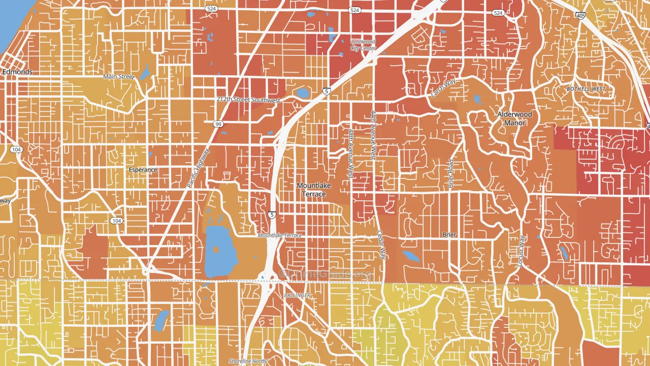 98043, WA Map of Vehicle Theft Rates