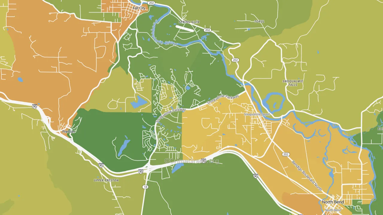 98065, WA Map of Vehicle Theft Rates