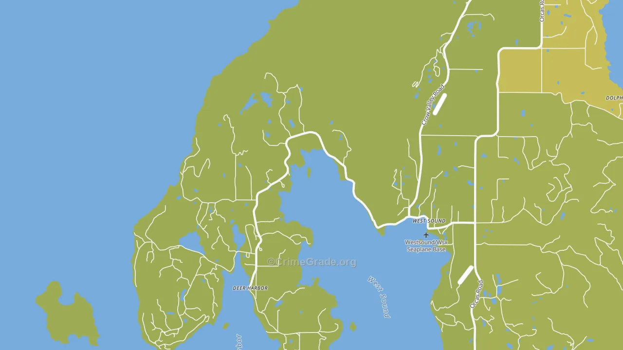 98243, WA Map of Vehicle Theft Rates