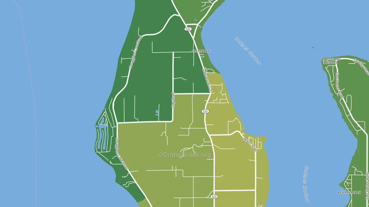 98253, WA Map of Vehicle Theft Rates