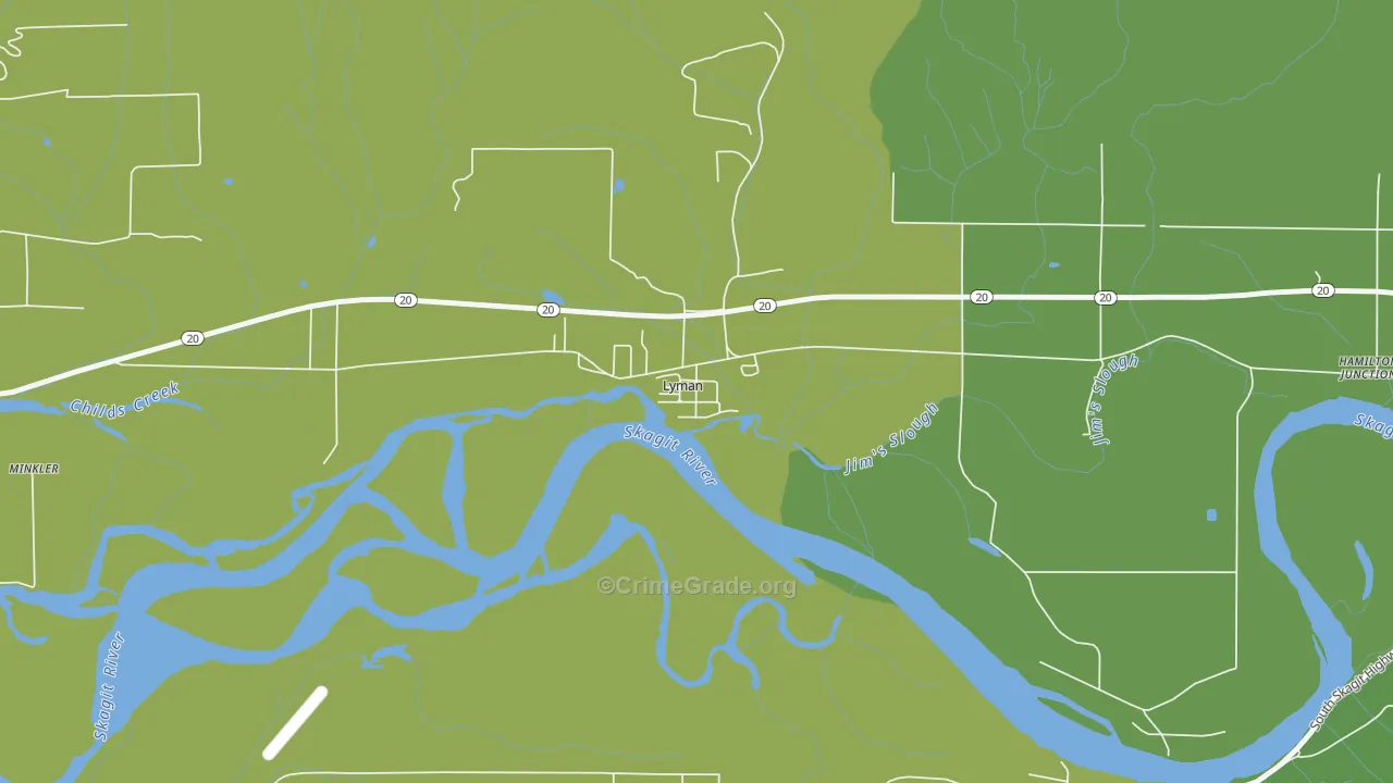 98263, WA Map of Vehicle Theft Rates