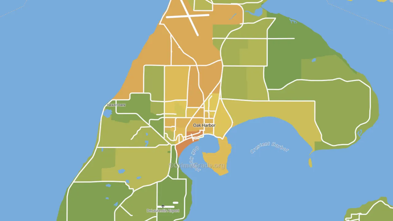 98277, WA Map of Vehicle Theft Rates