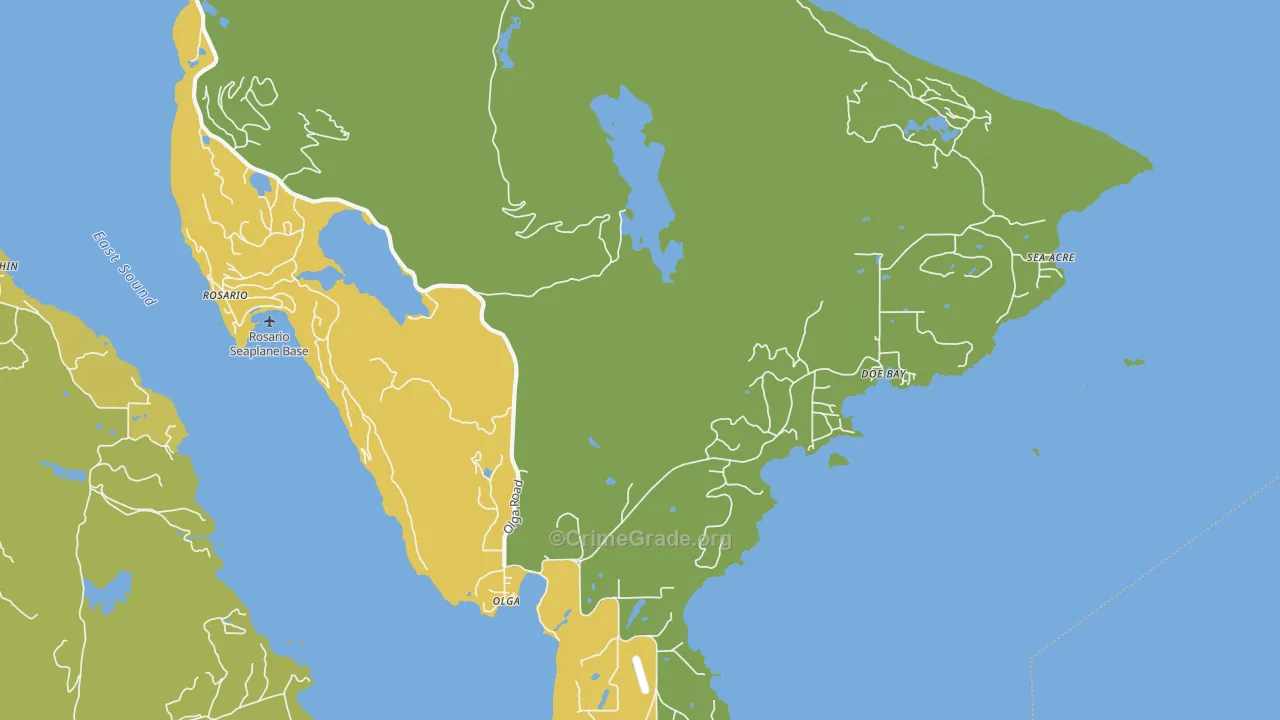 98279, WA Map of Vehicle Theft Rates
