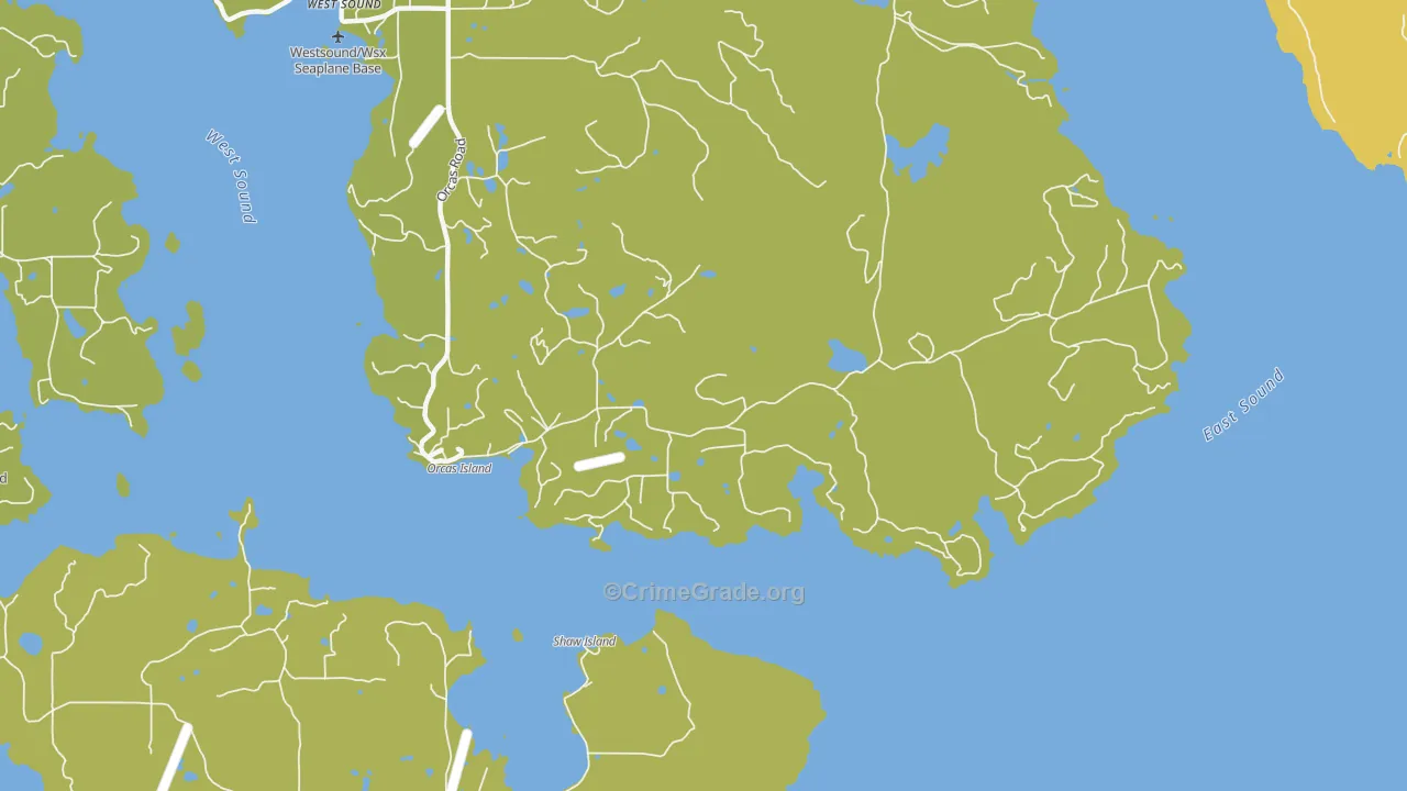 98280, WA Map of Vehicle Theft Rates