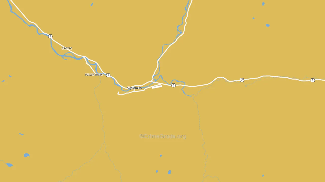 98288, WA Map of Vehicle Theft Rates
