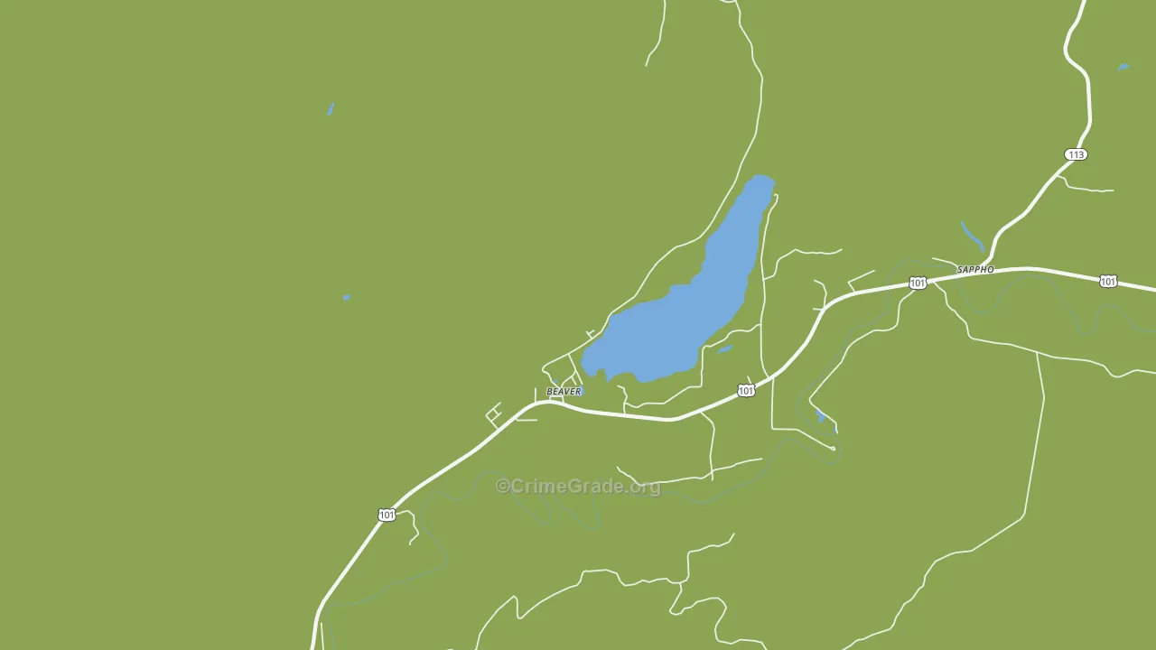98305, WA Map of Vehicle Theft Rates