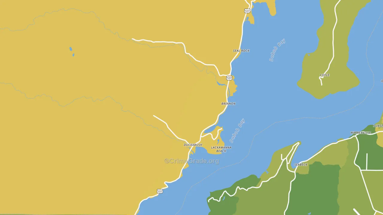 98320, WA Map of Vehicle Theft Rates