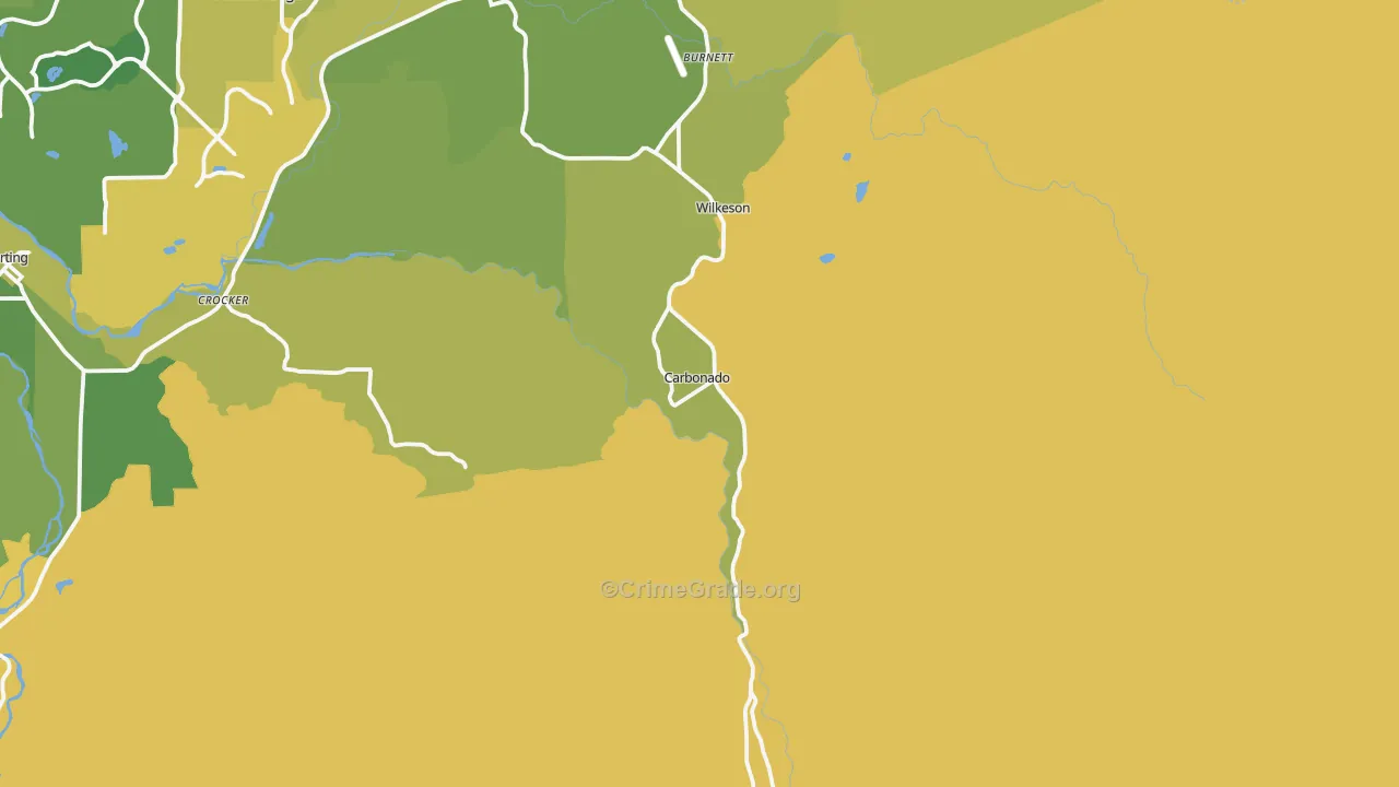 98323, WA Map of Vehicle Theft Rates