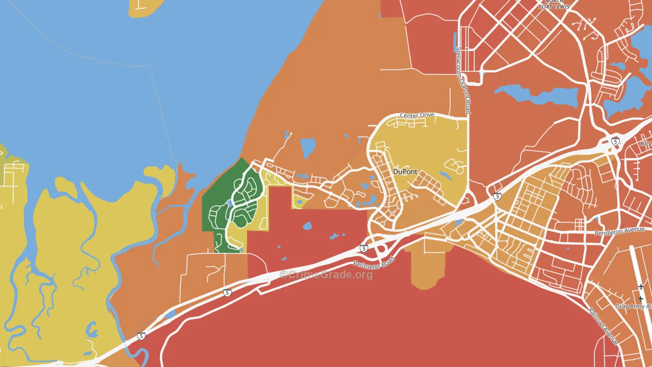 98327, WA Map of Vehicle Theft Rates