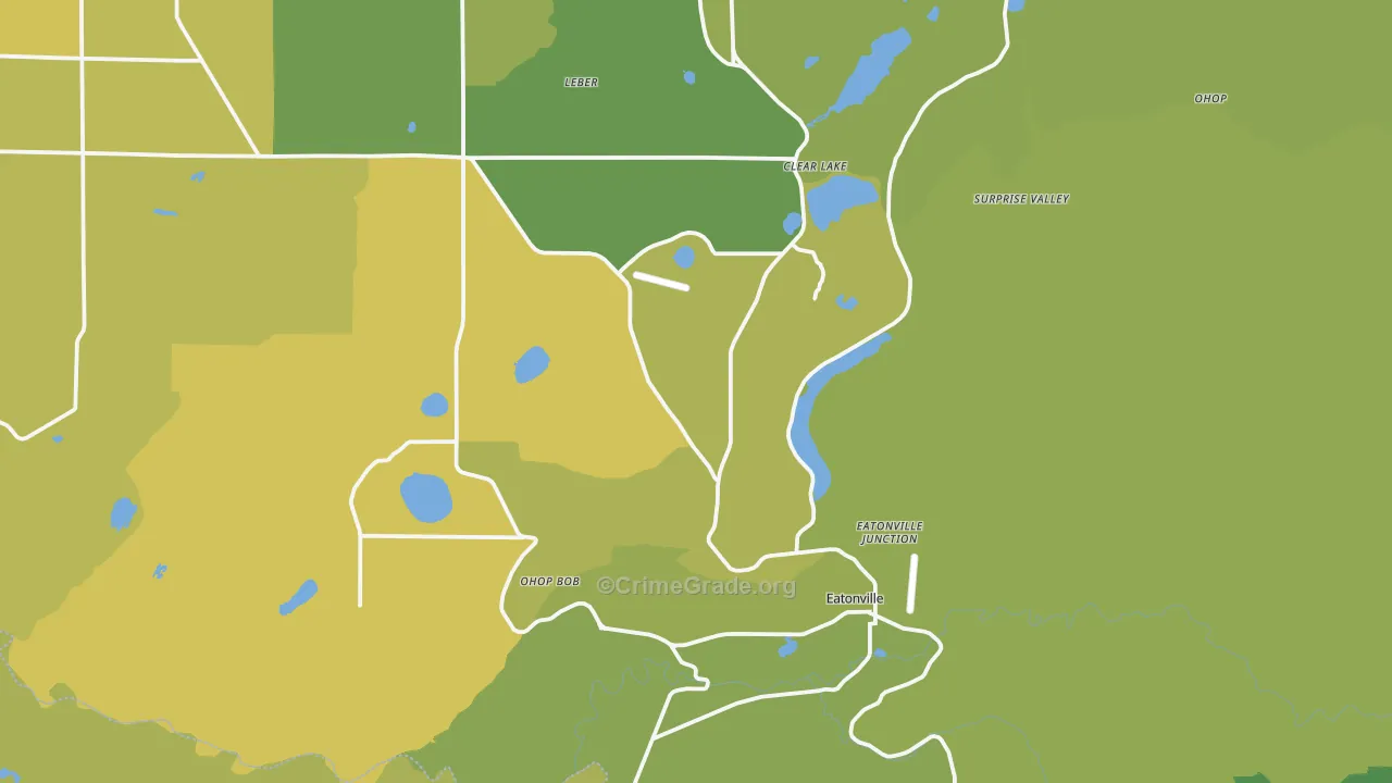 98328, WA Map of Vehicle Theft Rates