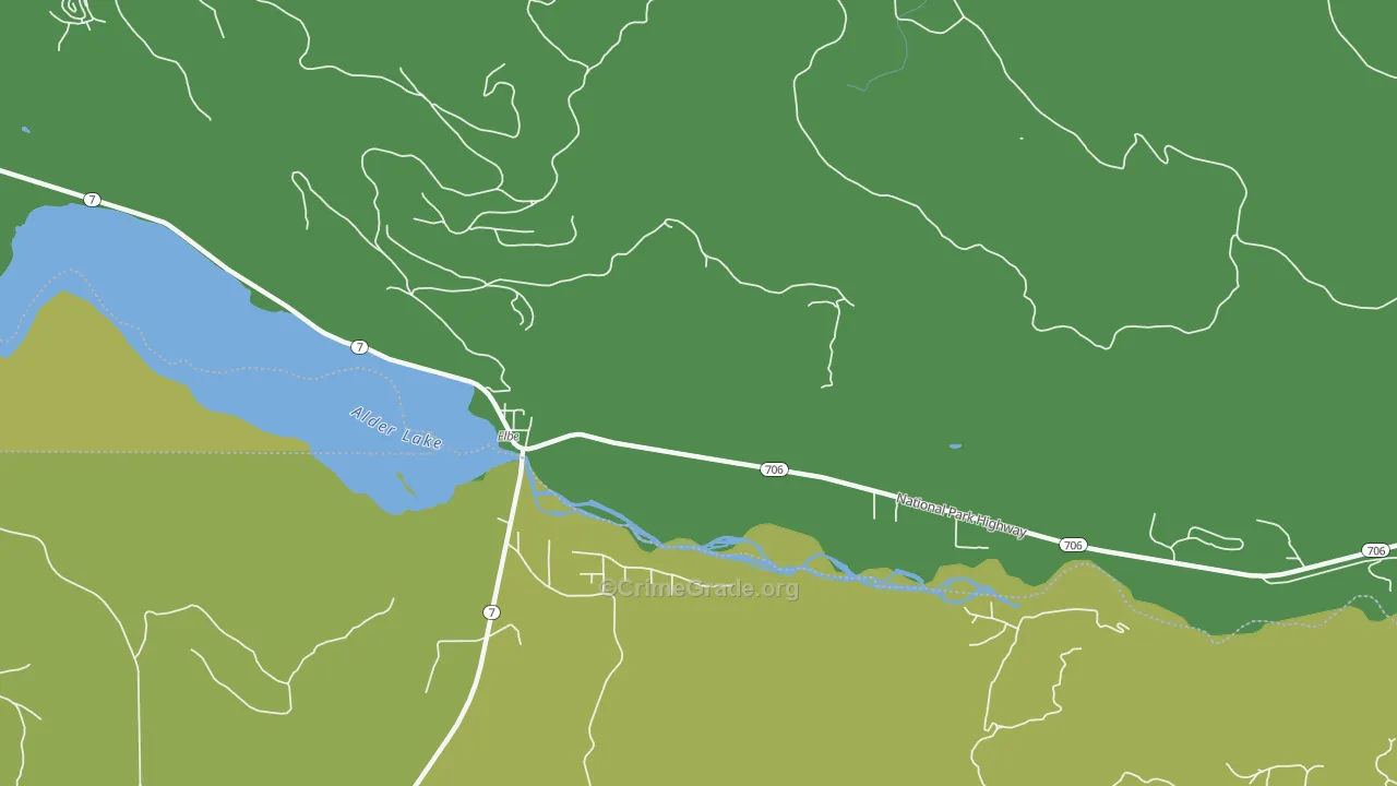 98330, WA Map of Vehicle Theft Rates