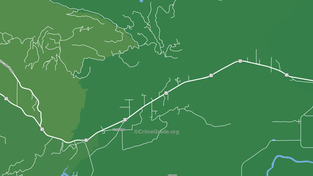 98336, WA Map of Vehicle Theft Rates