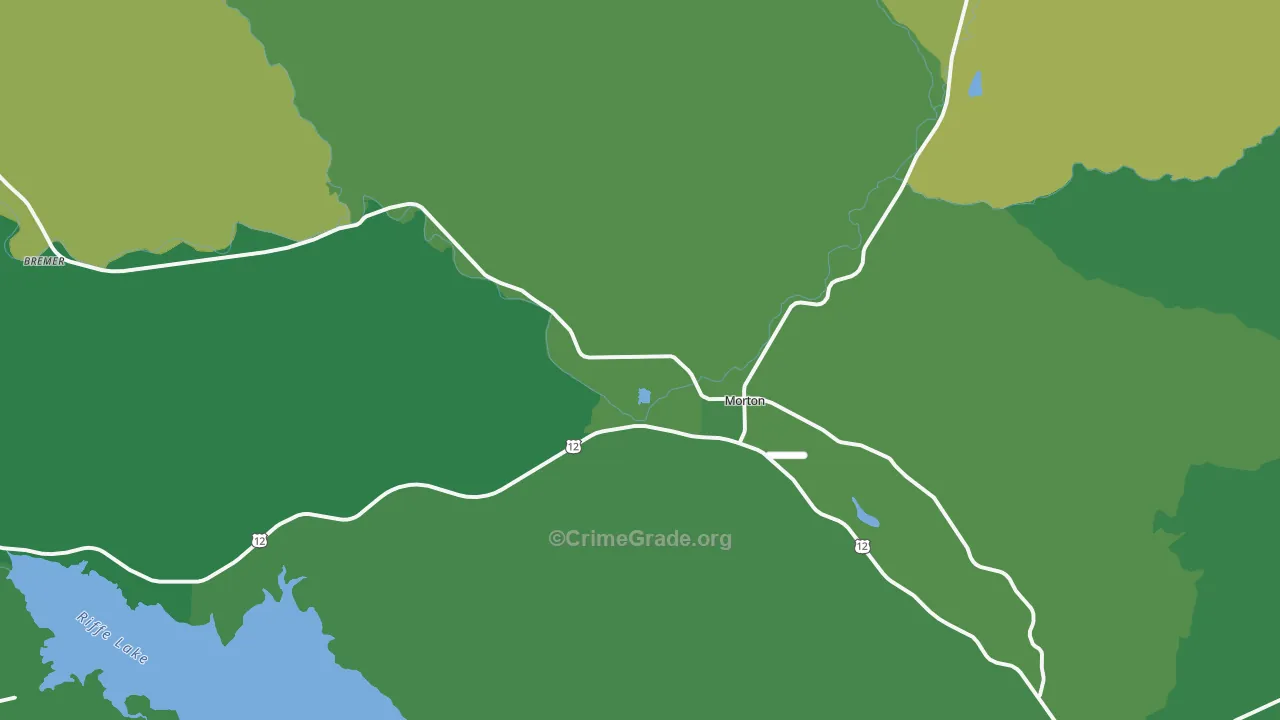 98356, WA Map of Vehicle Theft Rates