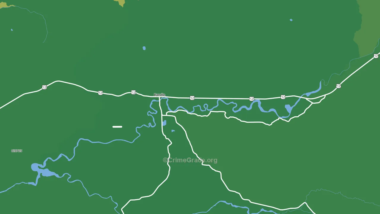 98377, WA Map of Vehicle Theft Rates