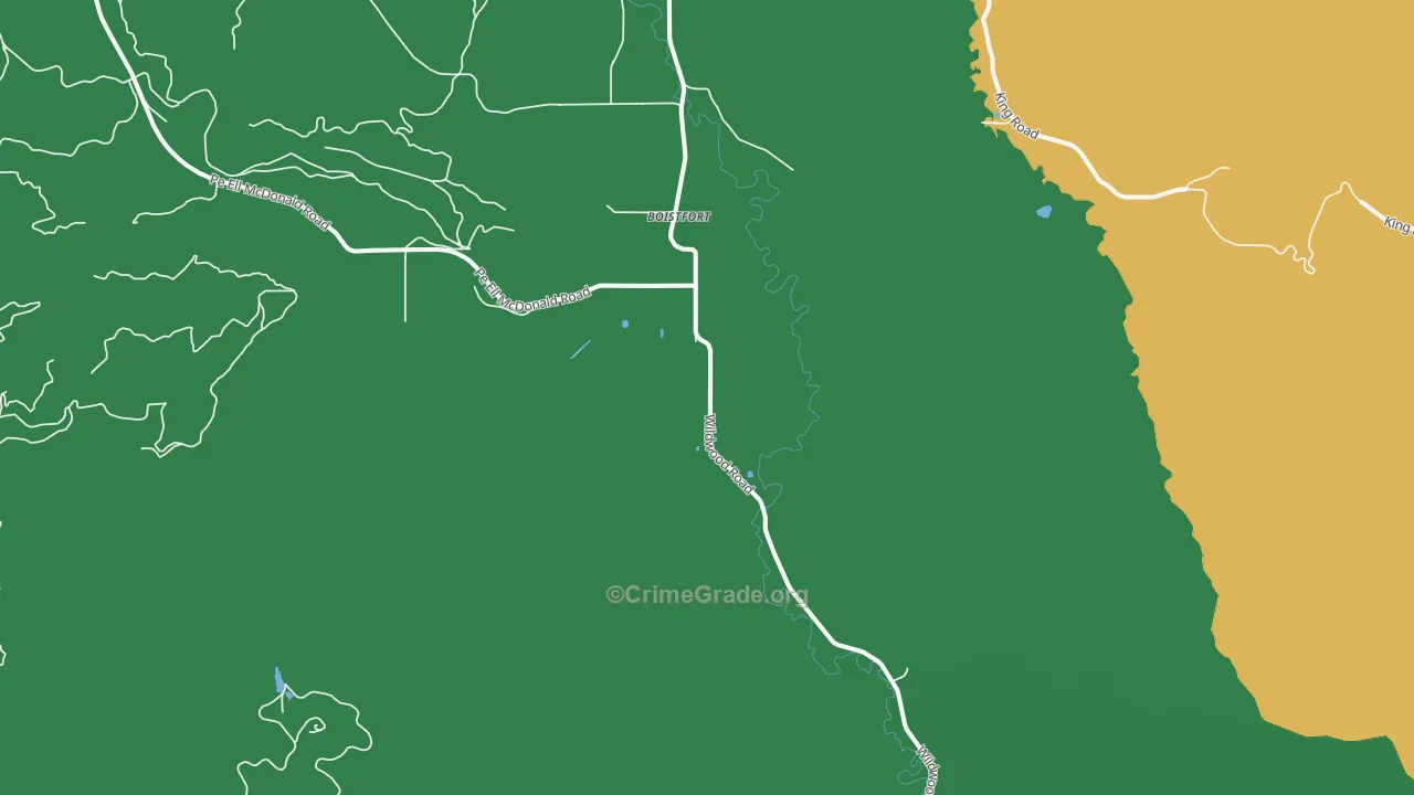 98538, WA Map of Vehicle Theft Rates