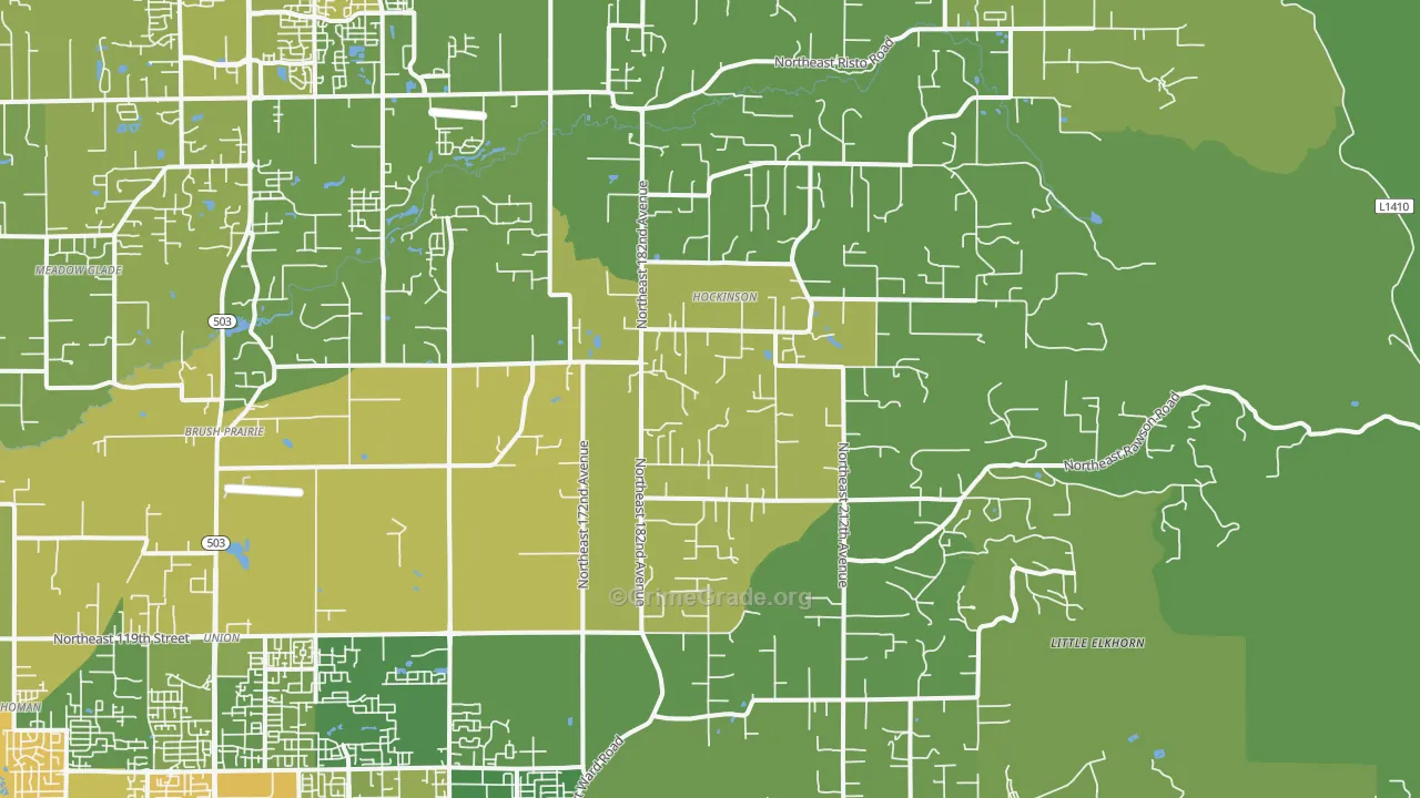 98606, WA Map of Vehicle Theft Rates