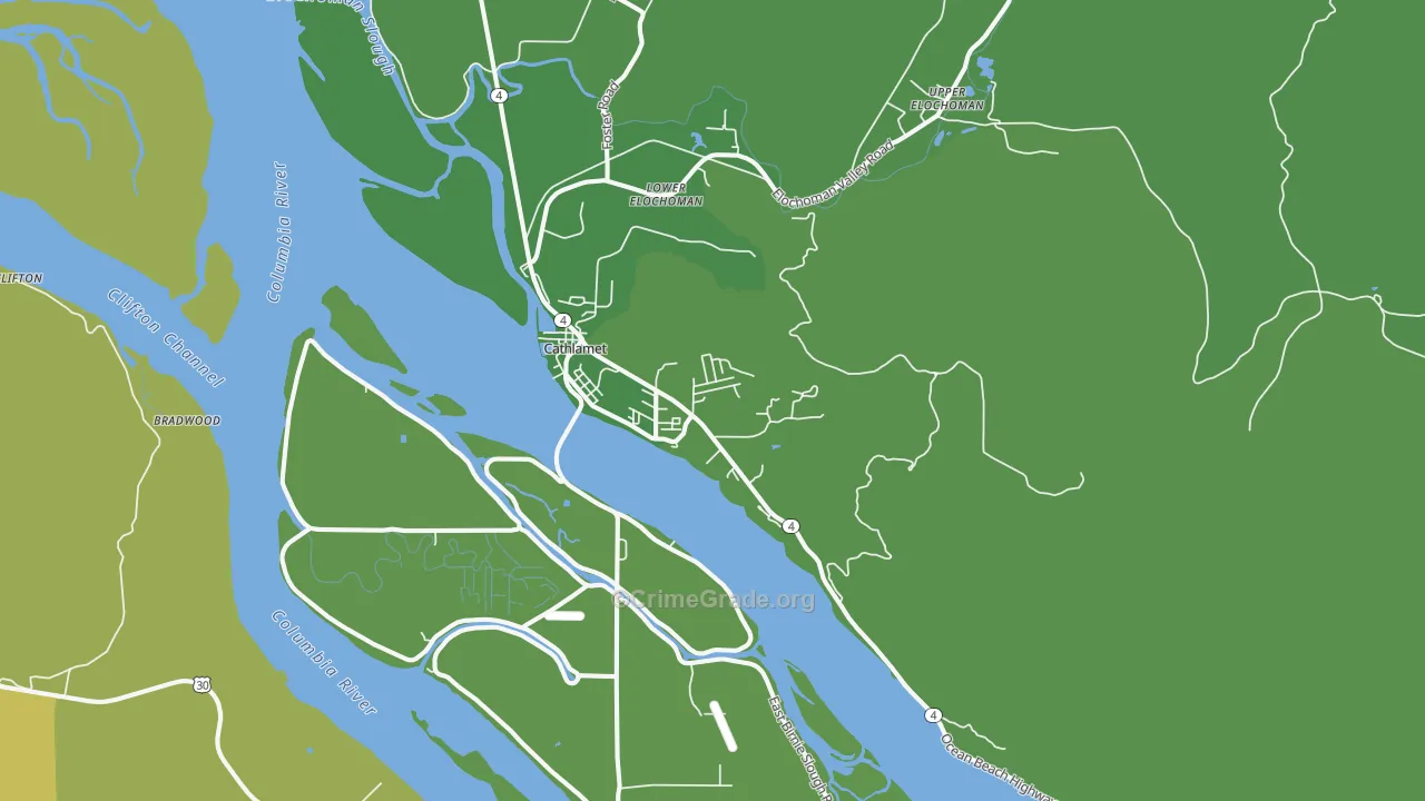 98612, WA Map of Vehicle Theft Rates