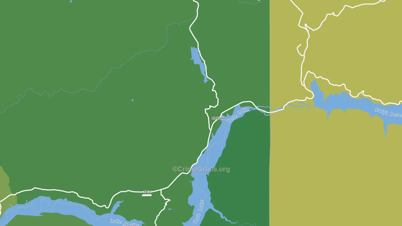 98616, WA Map of Vehicle Theft Rates