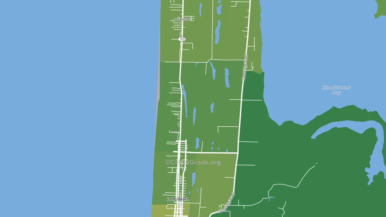 98631, WA Map of Vehicle Theft Rates
