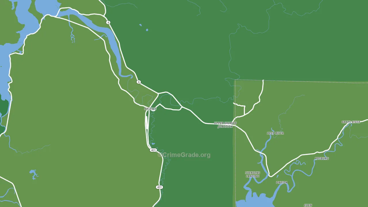 98638, WA Map of Vehicle Theft Rates