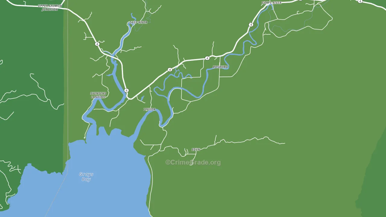 98643, WA Map of Vehicle Theft Rates