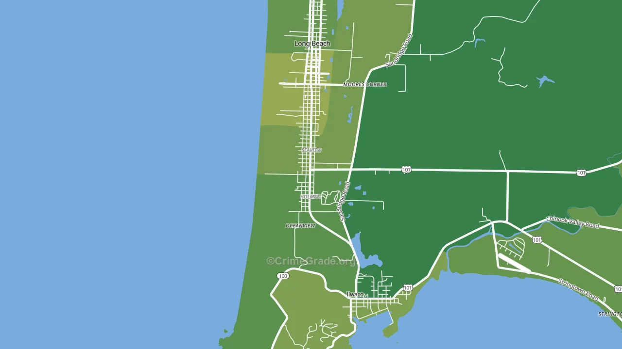 98644, WA Map of Vehicle Theft Rates