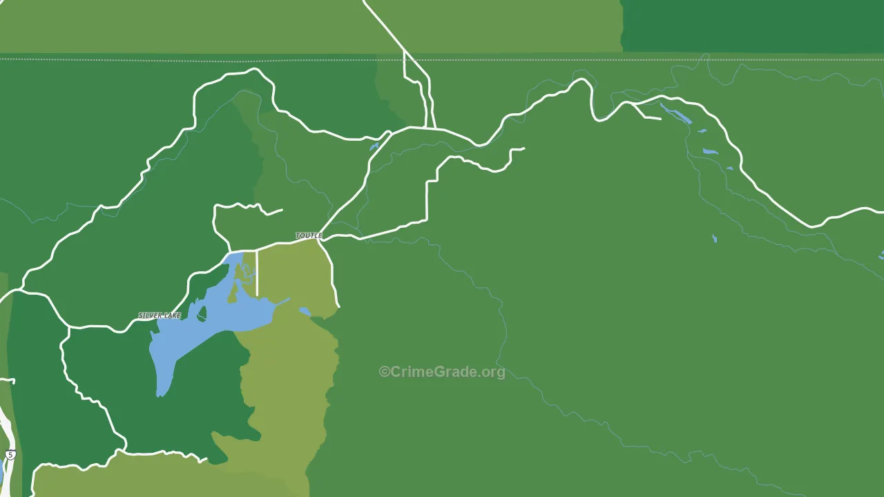98649, WA Map of Vehicle Theft Rates