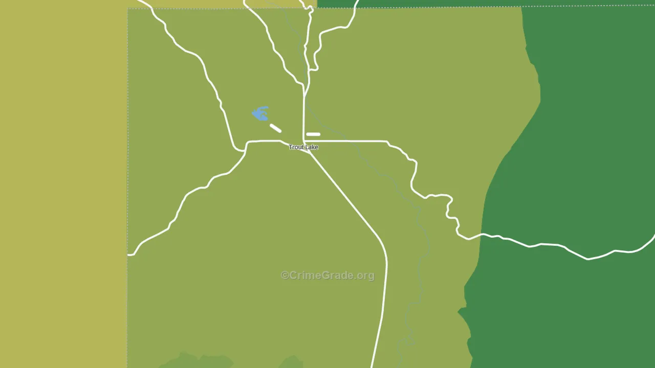 98650, WA Map of Vehicle Theft Rates