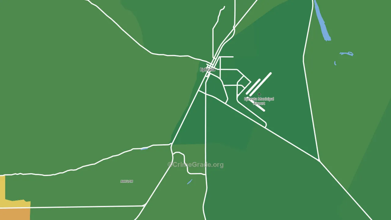 98823, WA Map of Vehicle Theft Rates