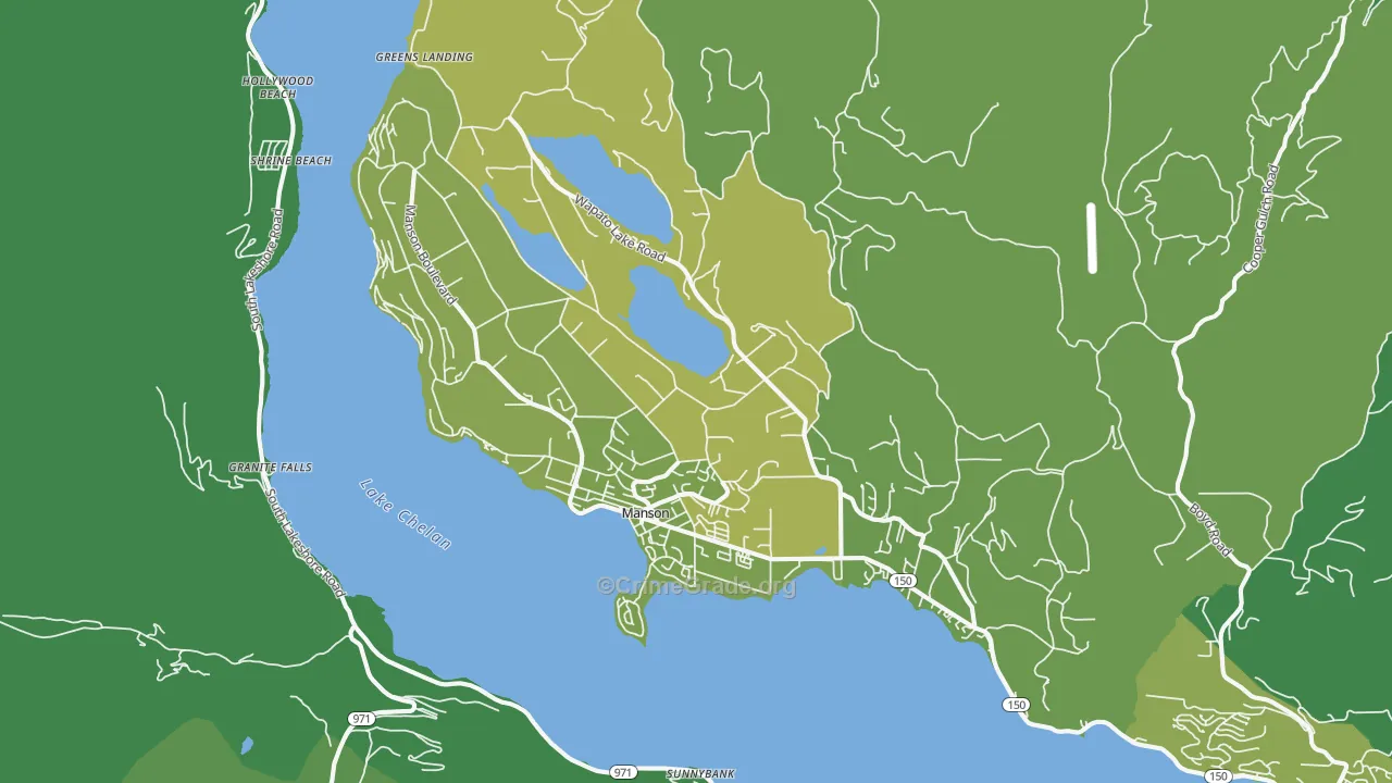 98831, WA Map of Vehicle Theft Rates
