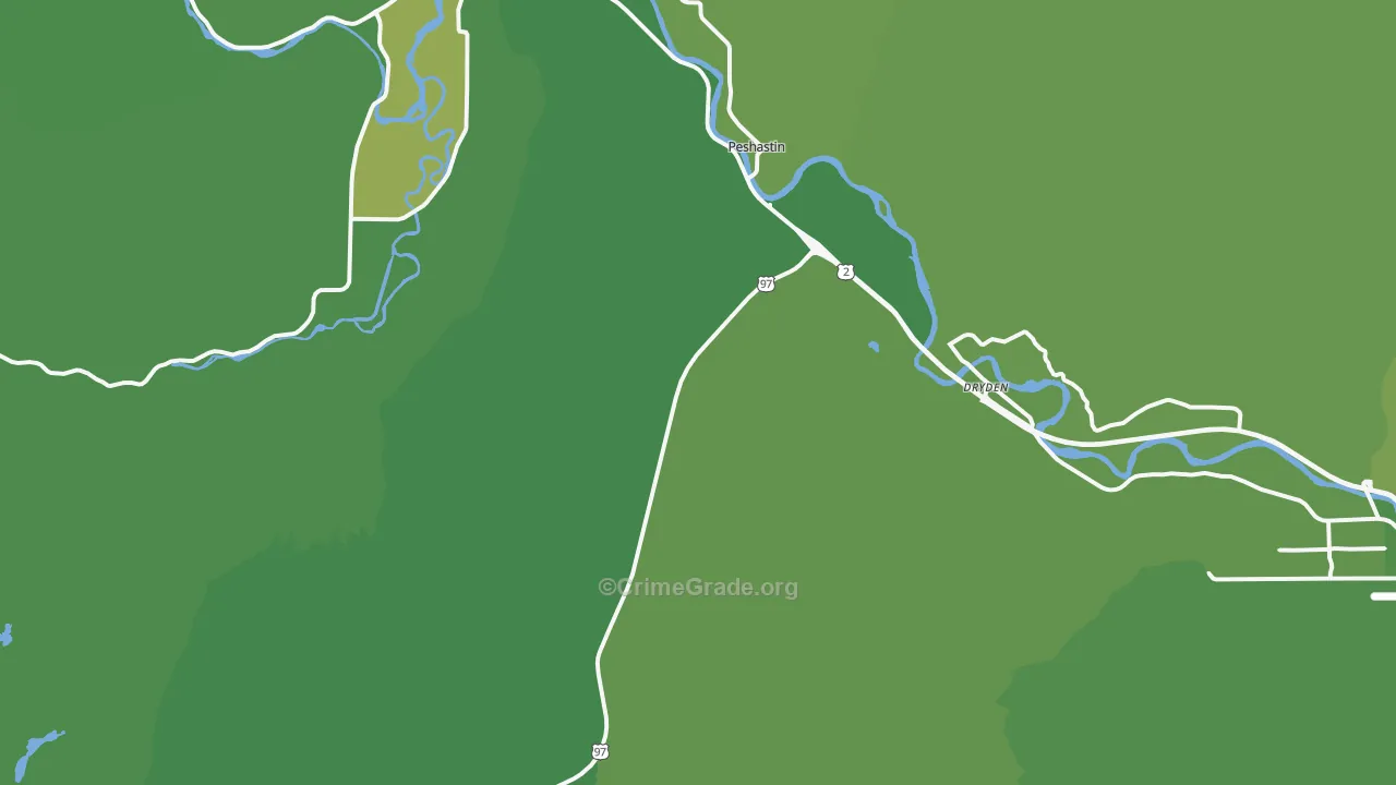 98847, WA Map of Vehicle Theft Rates